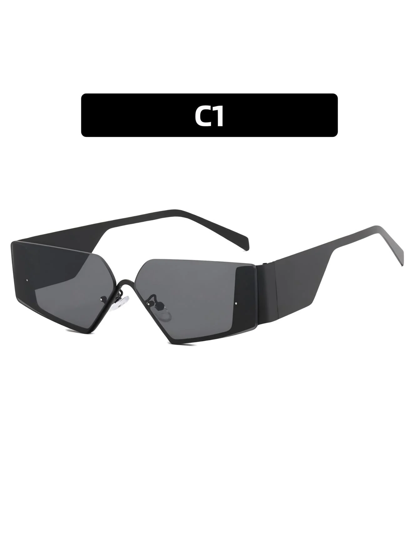 Futuristic, Rimless Sunglasses - Image 5