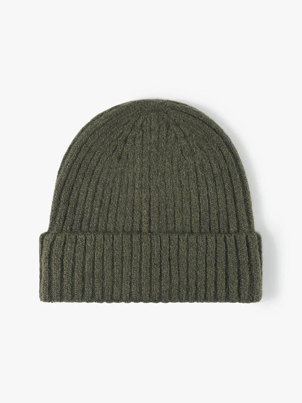 Wool-Blend Thermal Beanie, Thick Ear-Flap Knit Hat, Windproof & Insulated, One Size - Image 12