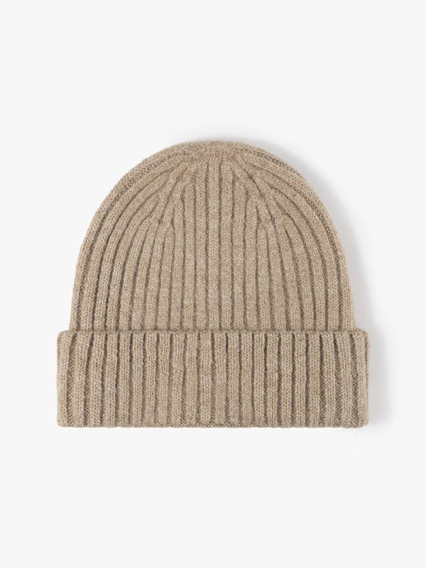 Wool-Blend Thermal Beanie, Thick Ear-Flap Knit Hat, Windproof & Insulated, One Size - Image 2