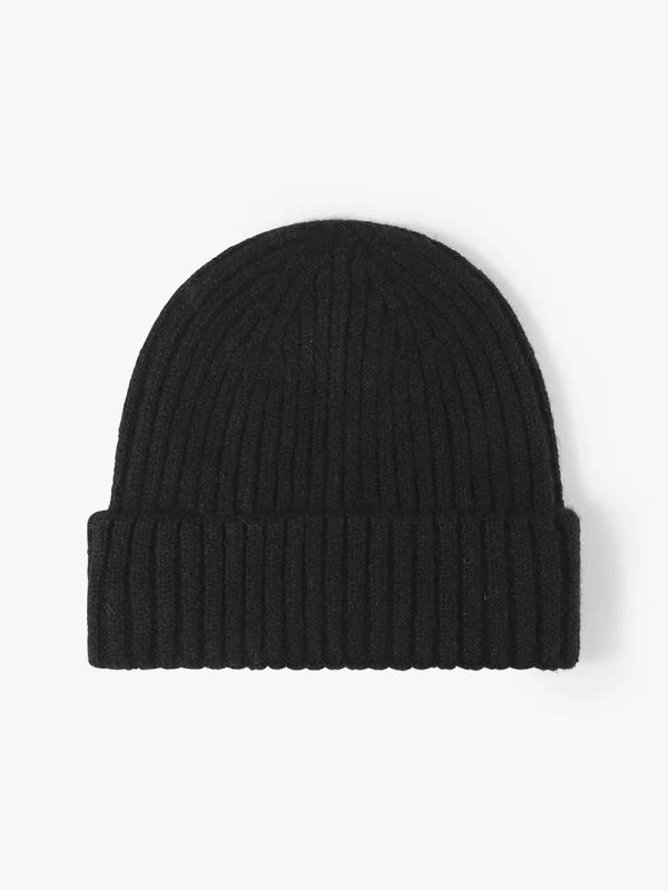 Wool-Blend Thermal Beanie, Thick Ear-Flap Knit Hat, Windproof & Insulated, One Size - Image 8