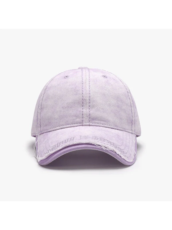Letter Embroidery Color Blocking Soft Top Large Head Circumference Baseball Caps - Image 7