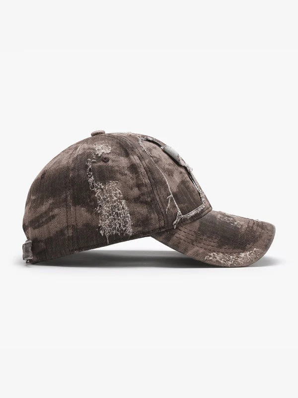 Washed Hole Distressed Baseball Caps - Image 2