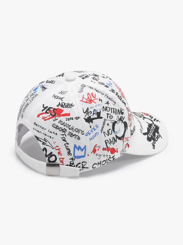 Ins Cartoon Graffiti Print Baseball Cap - Image 3