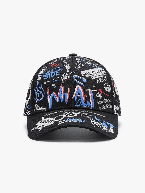 Ins Cartoon Graffiti Print Baseball Cap - Image 7