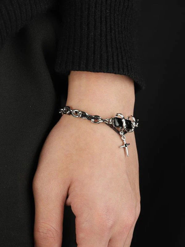 Black Diamond Simple Bracelet - Image 3