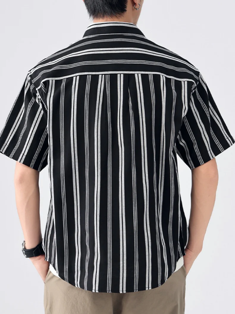 Classic Stripes Breathable Shirts - Image 5
