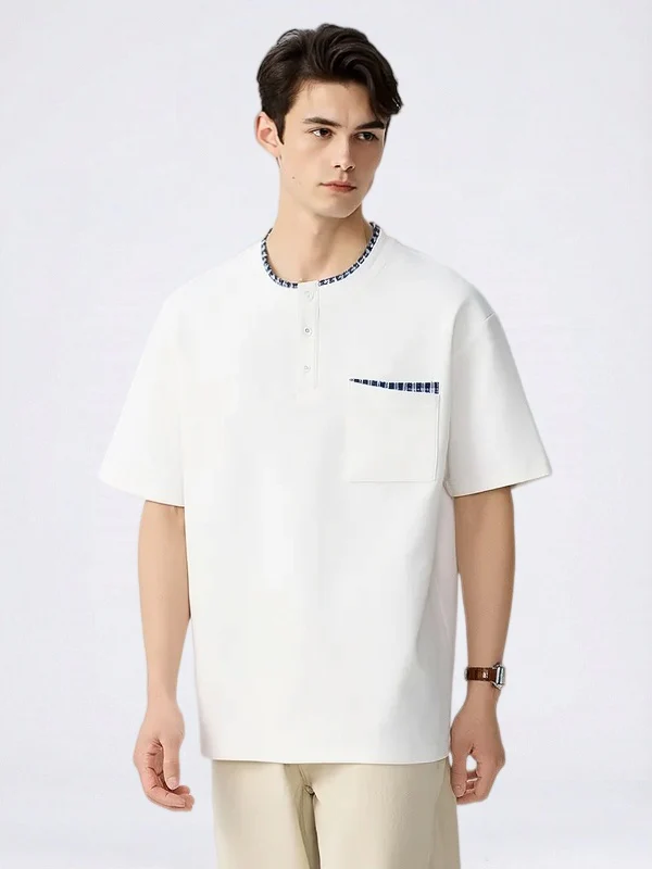 Patchwork Loose-fit T-shirts