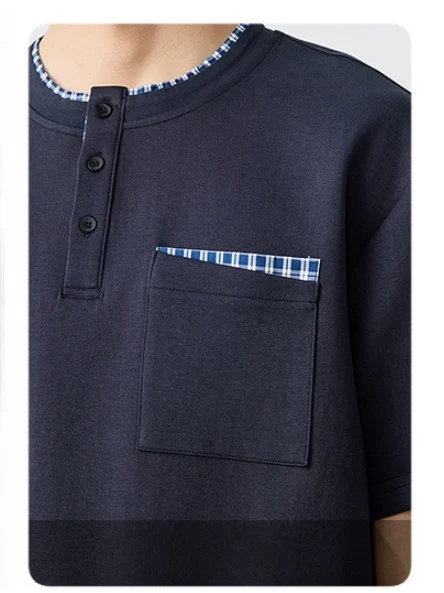 Patchwork Loose-fit T-shirts - Image 6