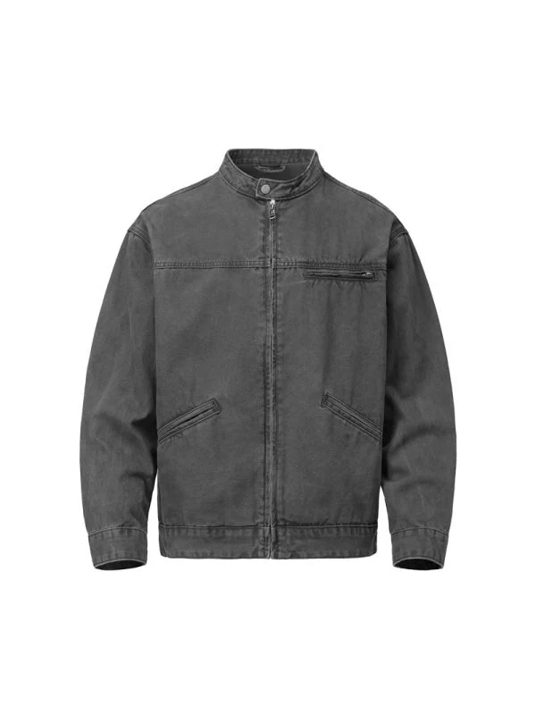 Retro Loose-fit Denim Jacket - Image 3