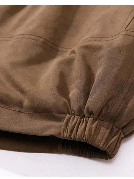 Maillard Tie-dye Imitation Lambskin Work Jacket - Image 5