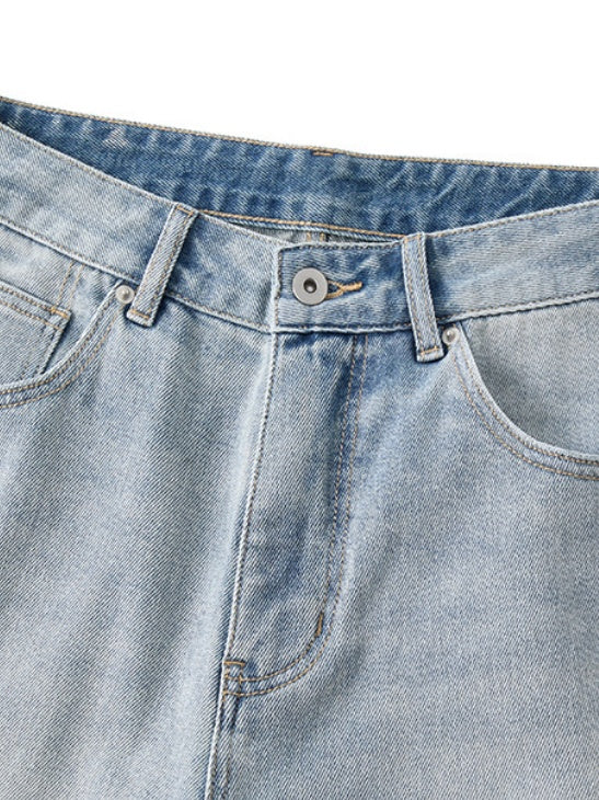 Hole Denim Shorts - Image 5