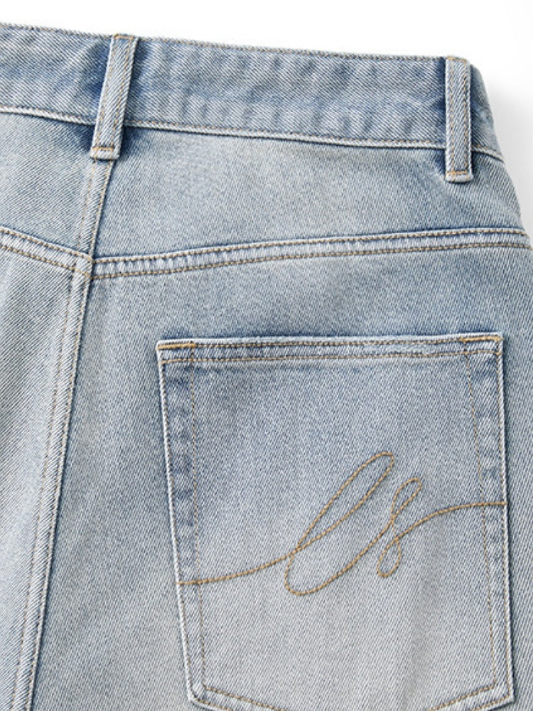 Hole Denim Shorts - Image 7