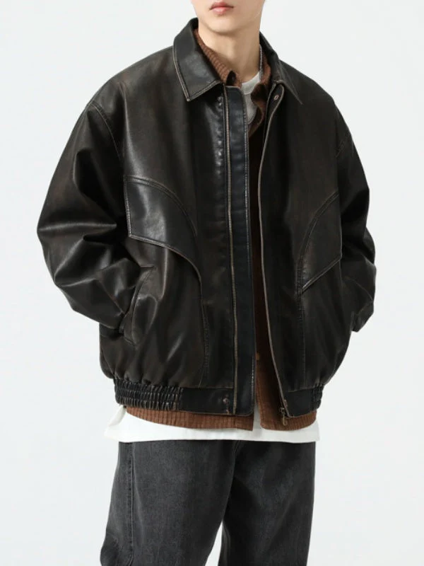 Post-apocalyptic Locomotive Leather Jacket - Image 2