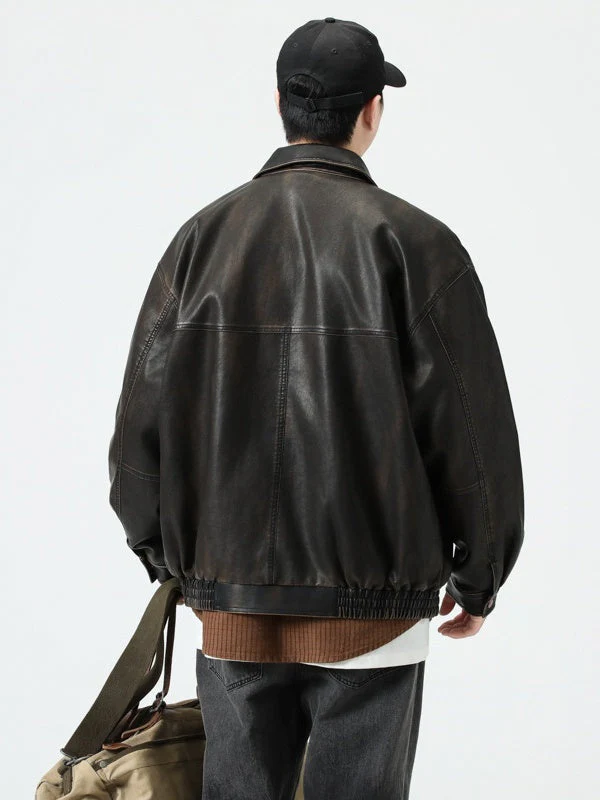 Post-apocalyptic Locomotive Leather Jacket - Image 3