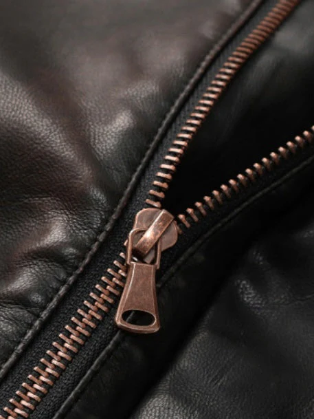 Post-apocalyptic Locomotive Leather Jacket - Image 5