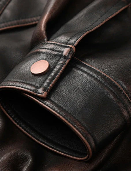 Post-apocalyptic Locomotive Leather Jacket - Image 6
