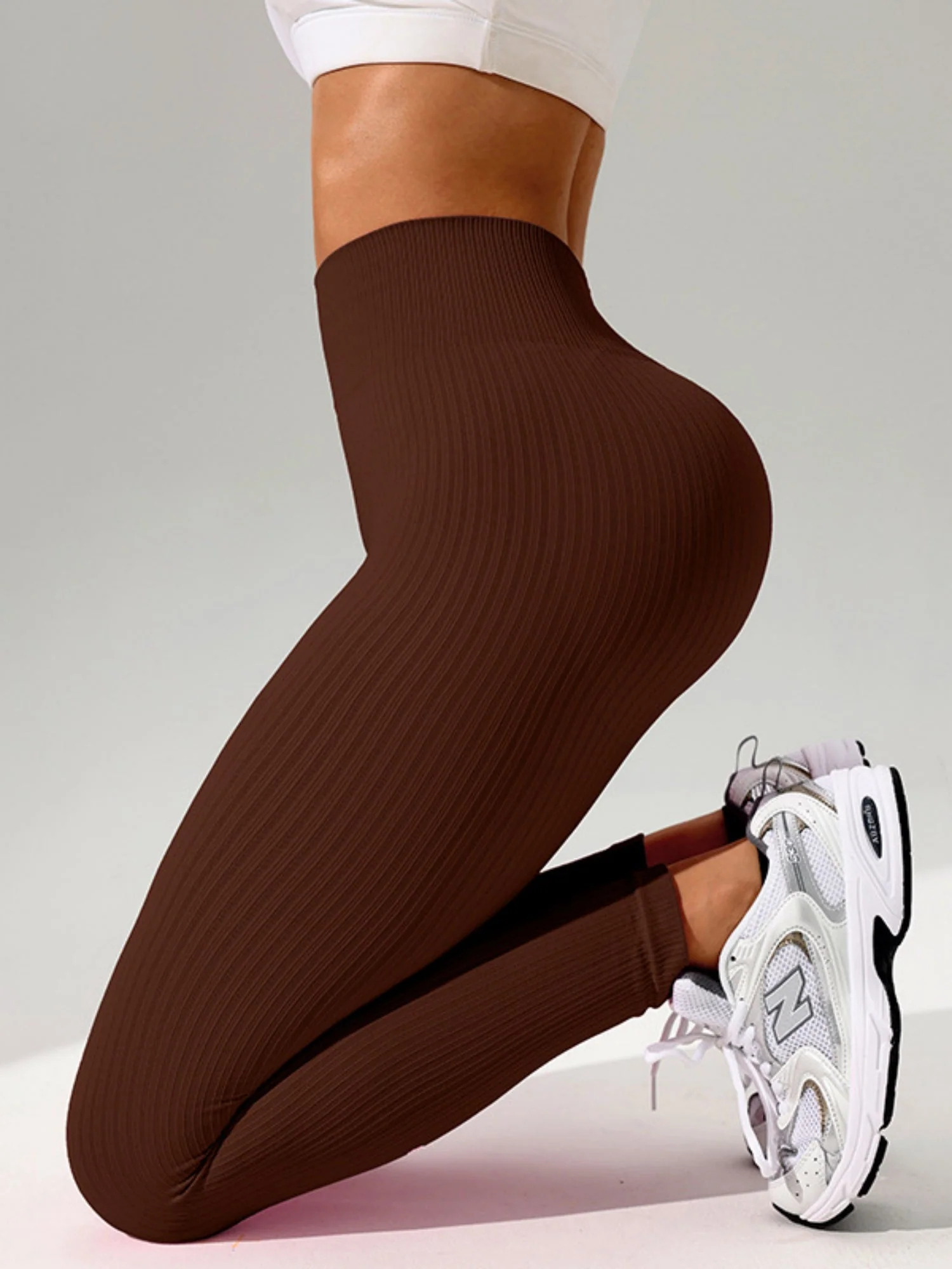 Tight-fitting Tummy Control High-waisted Hip Lift Piping Yoga Pants Pants - Image 6