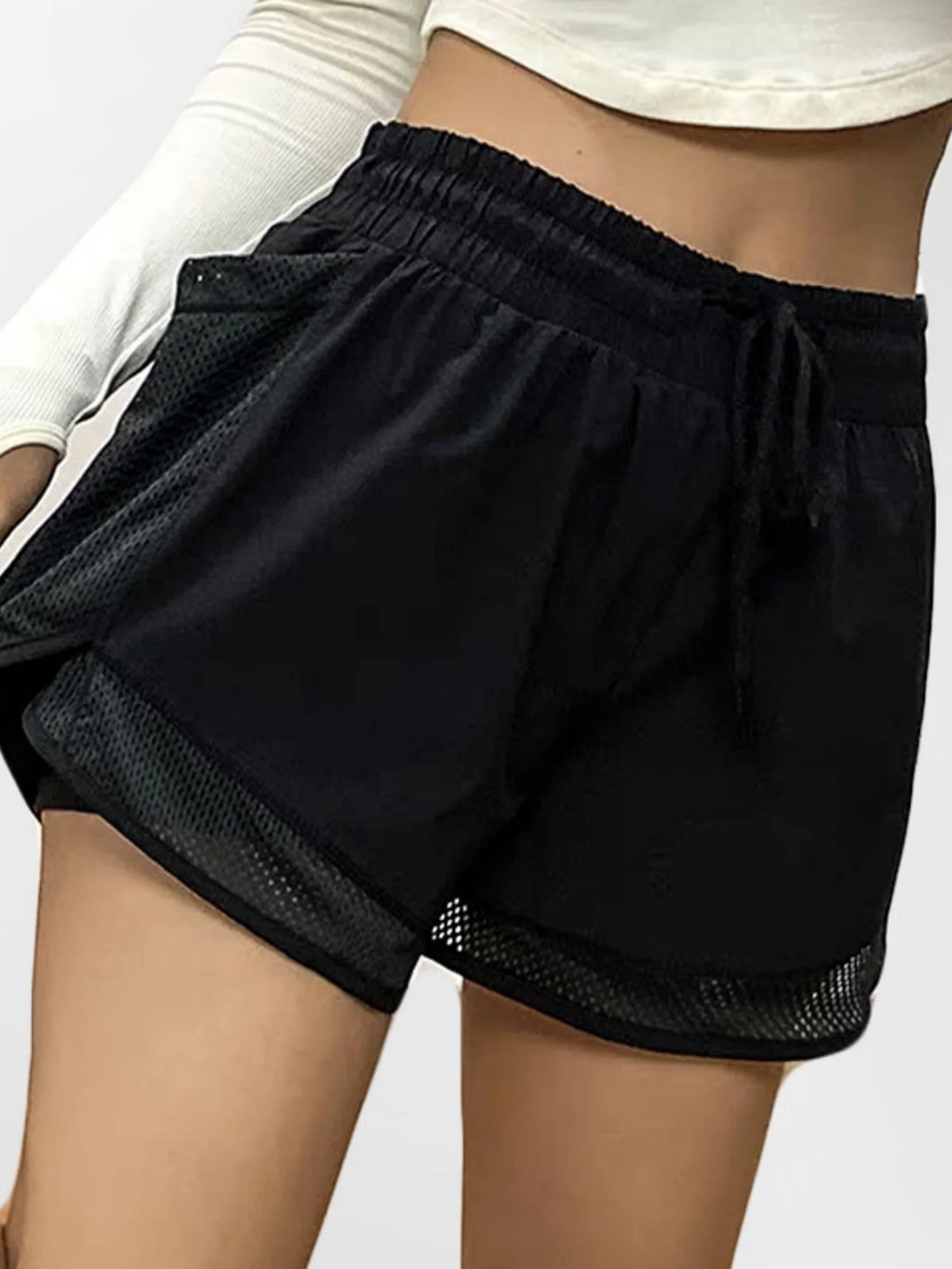 Pocket Quick-drying And Breathable Anti-exposure Exercise Yoga Shorts - Image 3