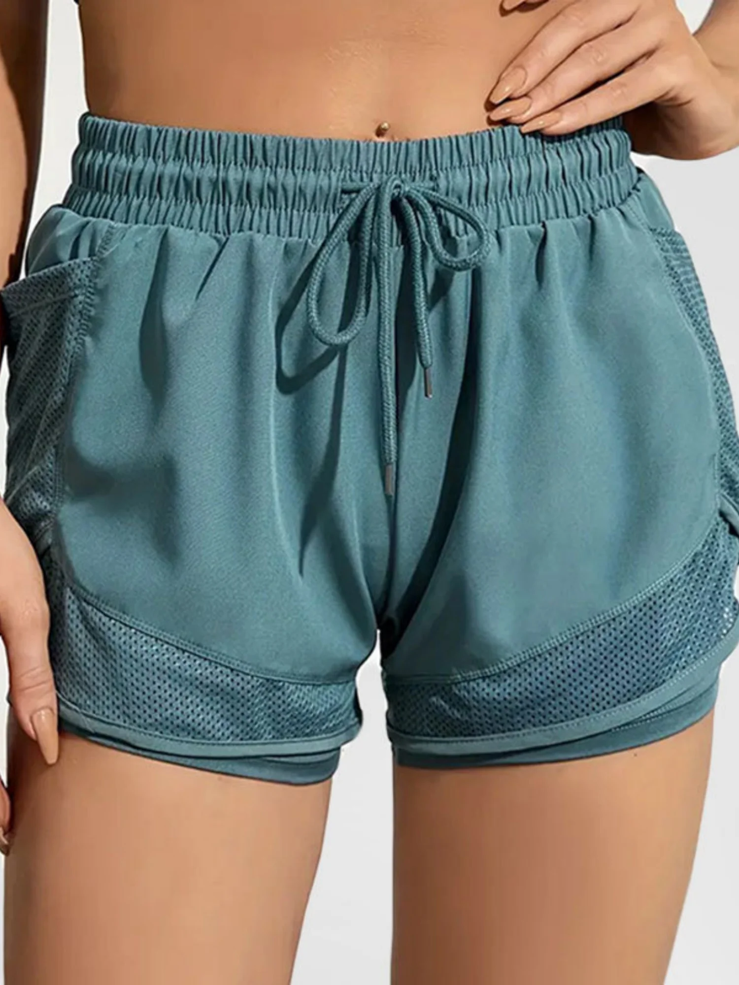 Pocket Quick-drying And Breathable Anti-exposure Exercise Yoga Shorts - Image 5