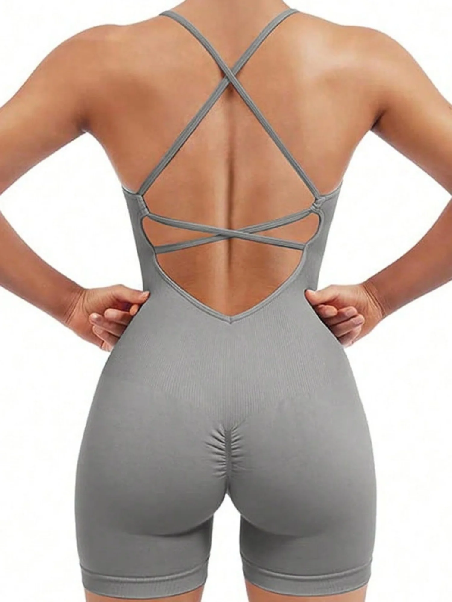 Seamless Quick-drying Beautiful Back And Lifted Buttocks Exercise And Fitness Yoga Jumpsuits&Bodysuits - Image 2