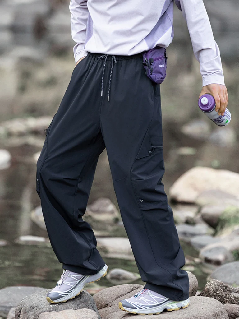 Water-repellent Straight-fit Cargo Trousers - Image 2