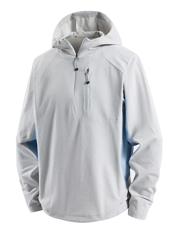 Color Matching Sunscreen Quick-drying Hooded T-shirts - Image 5