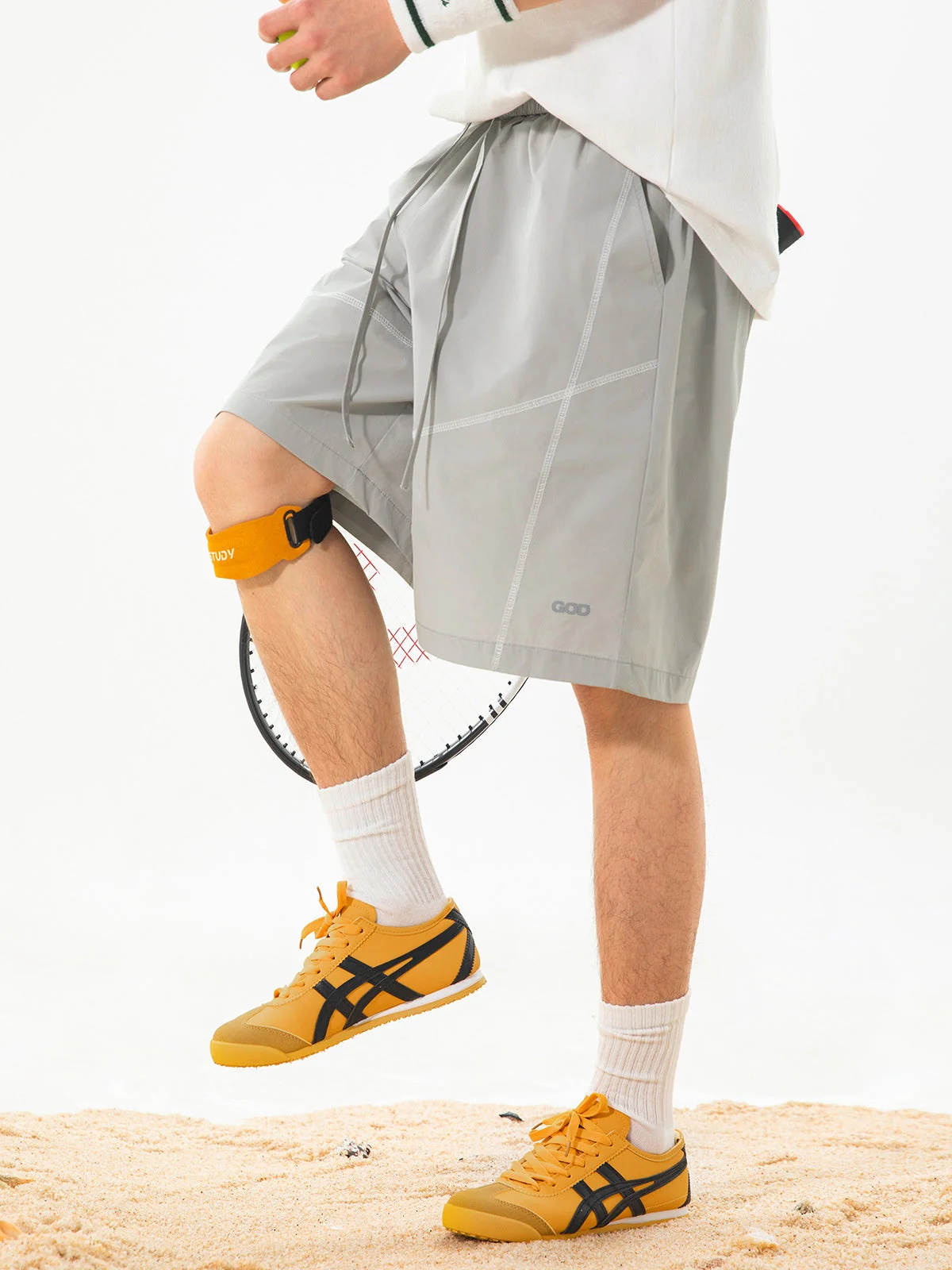 Lightweight Reflective Five Points Beach Shorts - Image 4