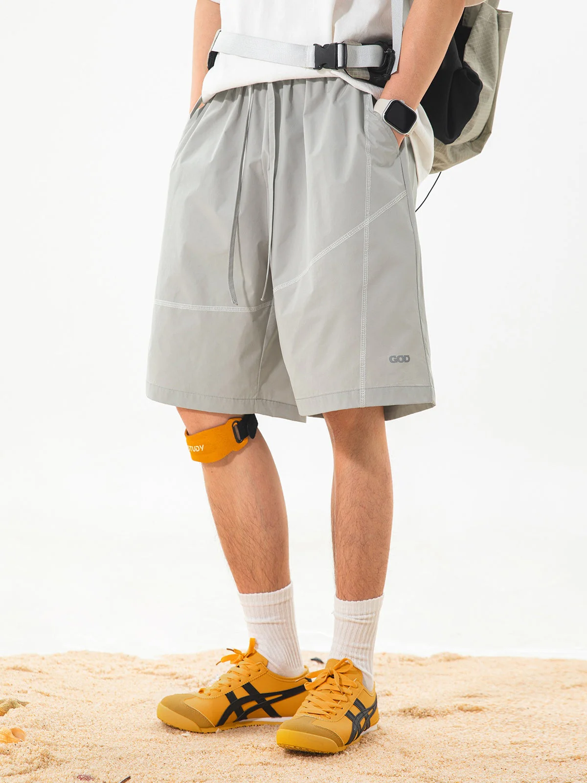 Lightweight Reflective Five Points Beach Shorts - Image 5