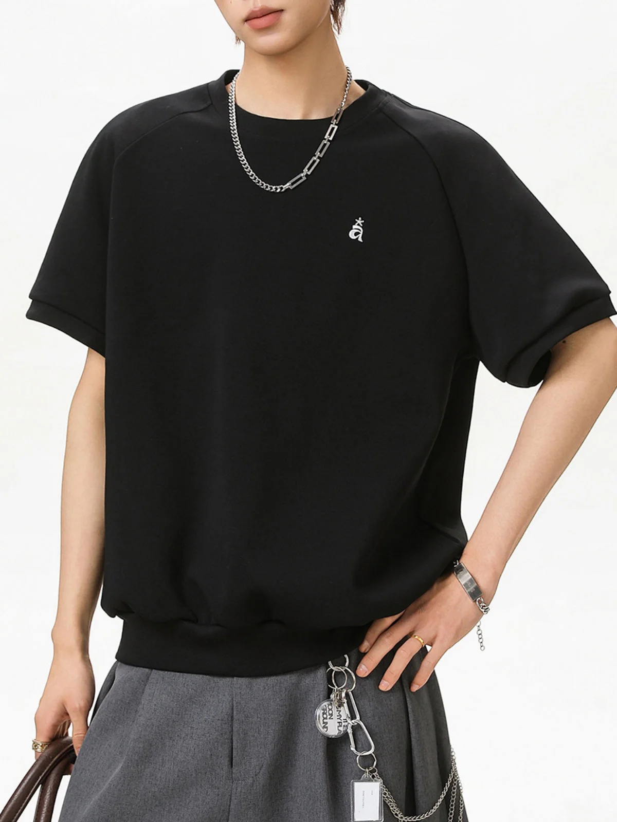 Color-blocked Embroidery T-shirts - Image 5