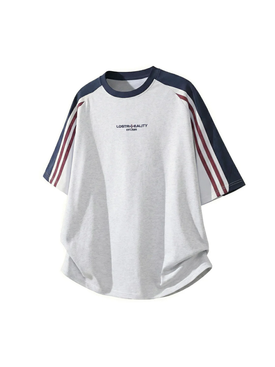 Color-blocked Ins Patchwork T-shirts - Image 3