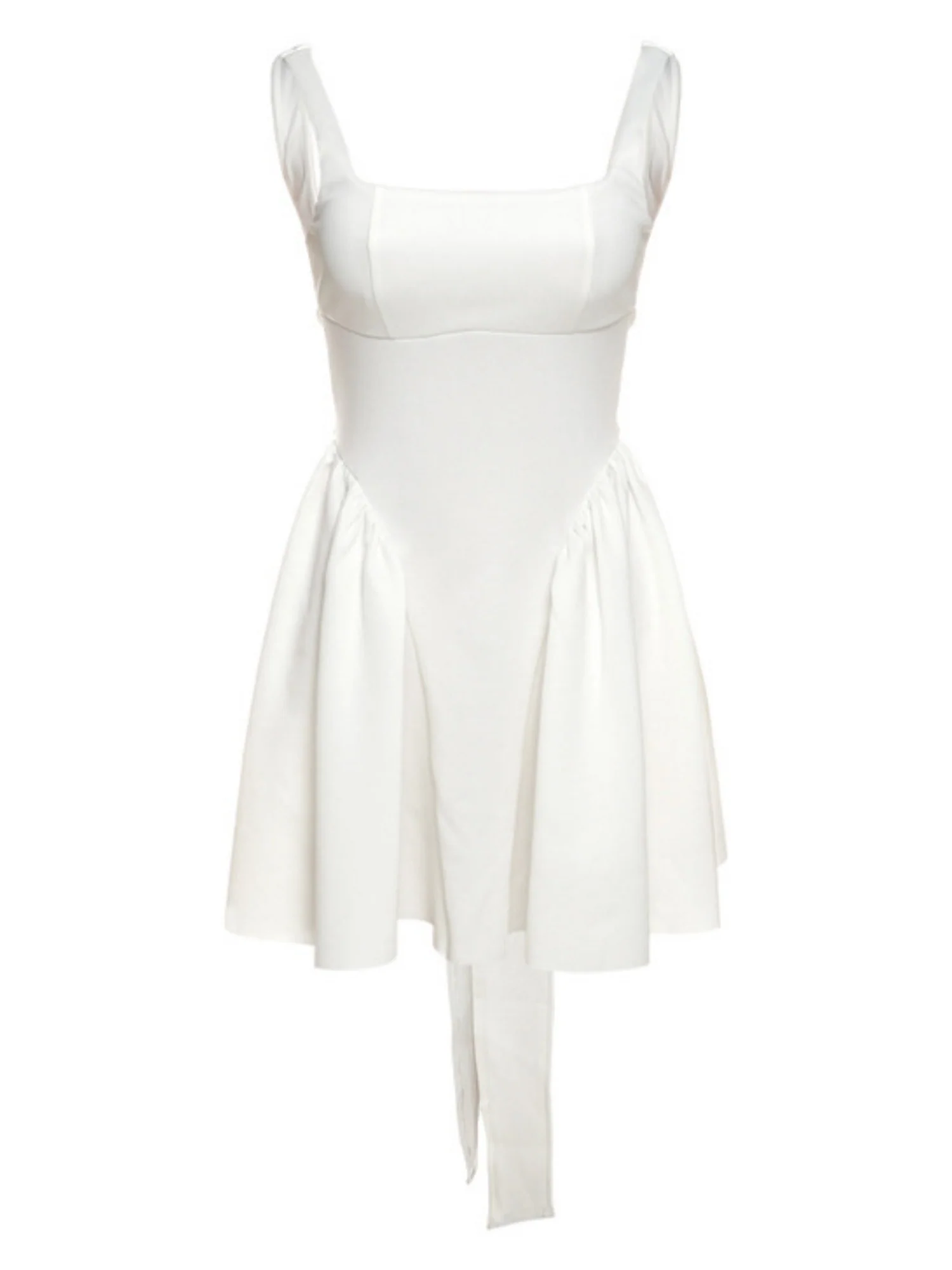 Bow Backless Strappy Mini&Short Dresses - Image 4