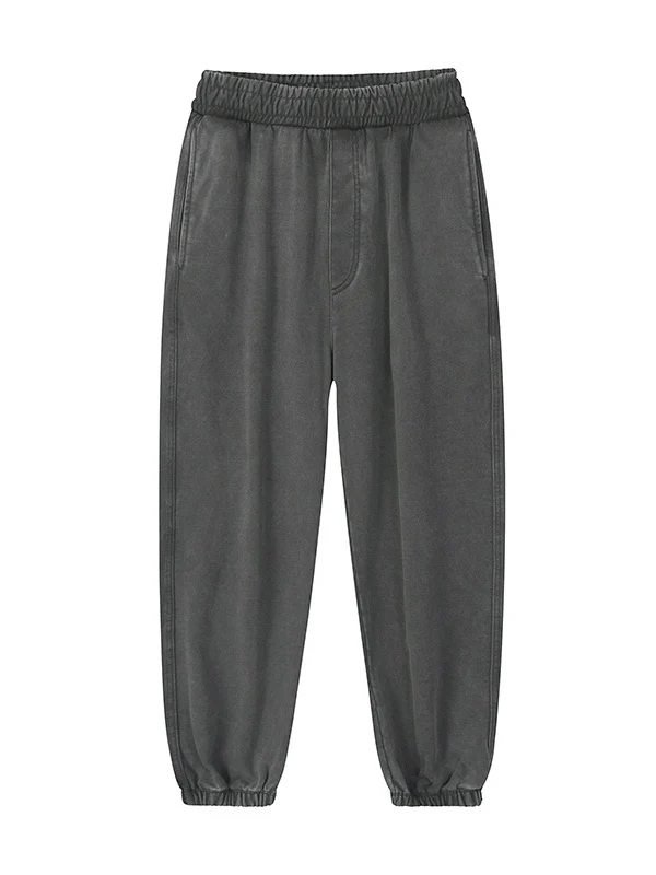 Wash Water Distressed Foot Binding Pants - Image 10