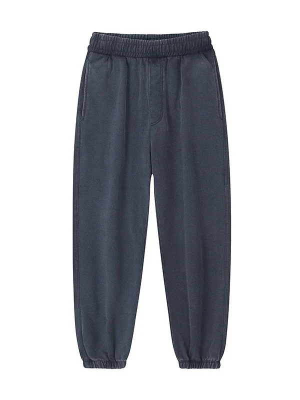 Wash Water Distressed Foot Binding Pants - Image 15