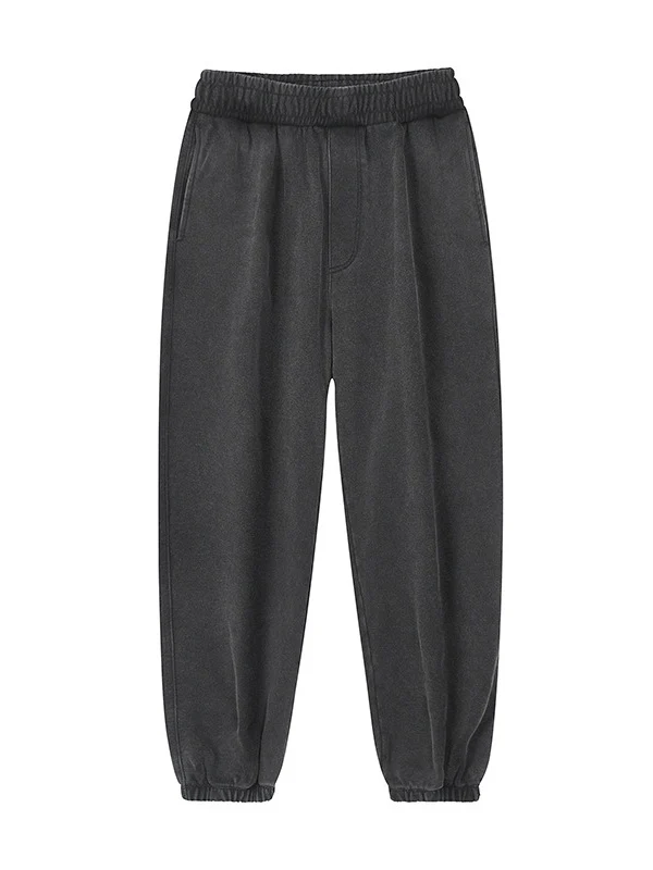 Wash Water Distressed Foot Binding Pants - Image 2