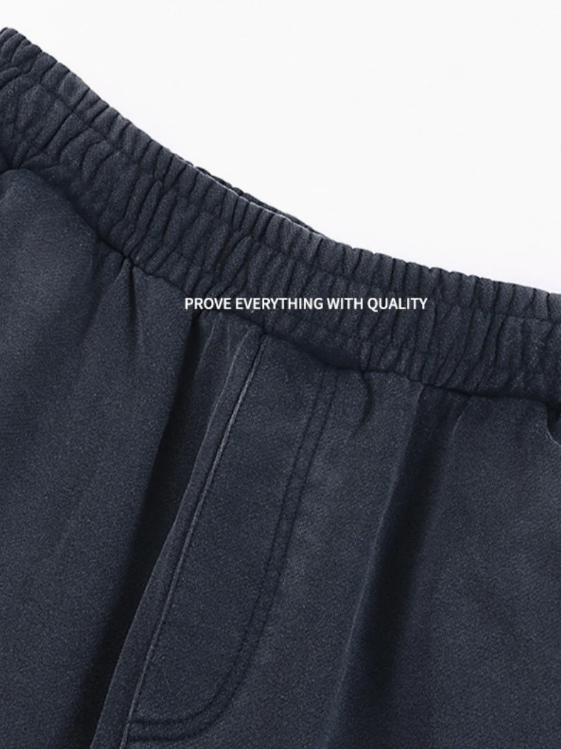Wash Water Distressed Foot Binding Pants - Image 3