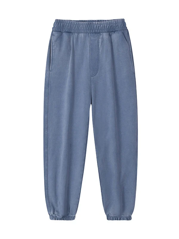 Wash Water Distressed Foot Binding Pants - Image 9