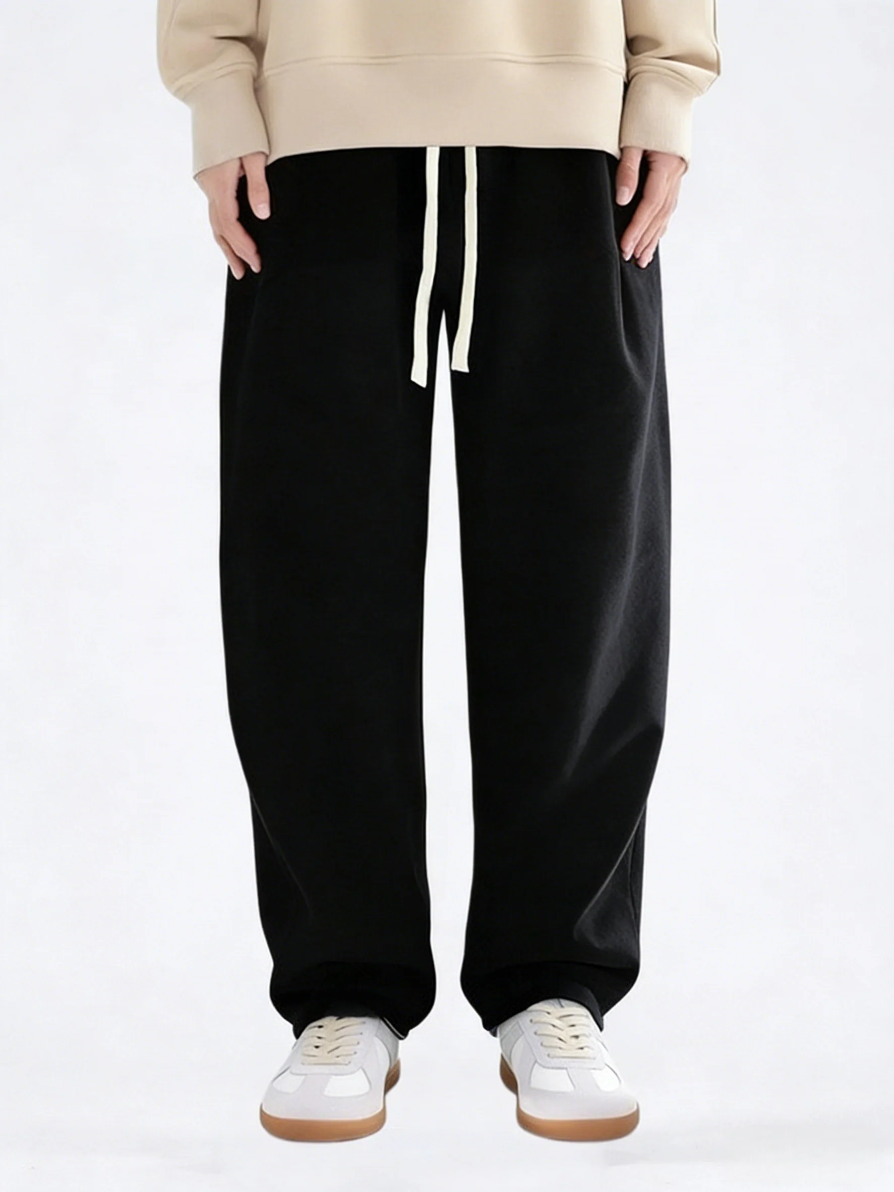Scimitar Loose-fit Solid Color Pants