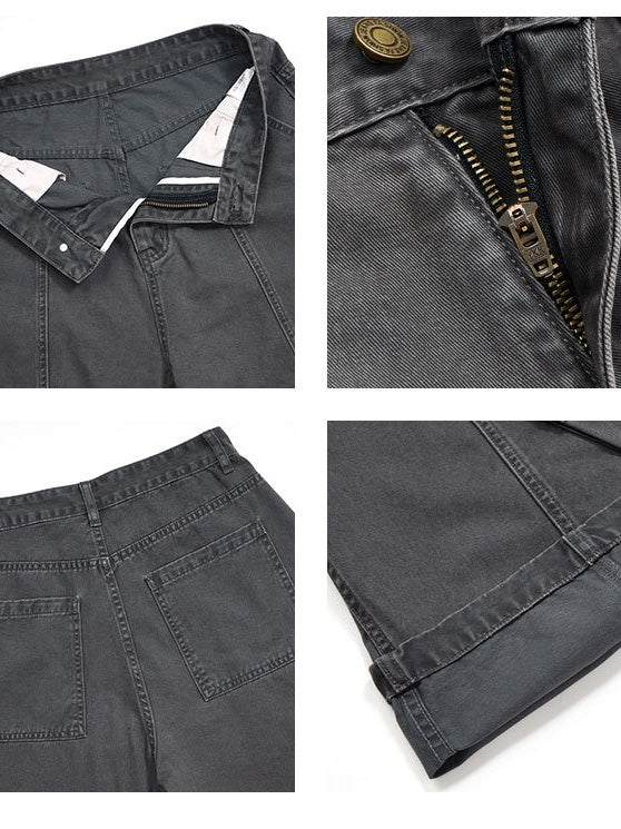 Retro Vintage Distressed Large Pockets Tooling 7 Points Shorts - Image 6