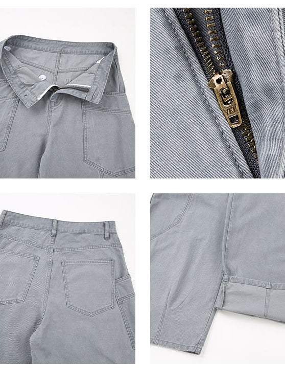 Patchwork Scimitar Baggy Wide-leg Pants - Image 3