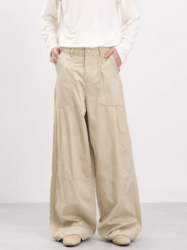Type A Straight-fit Wide-leg Pants