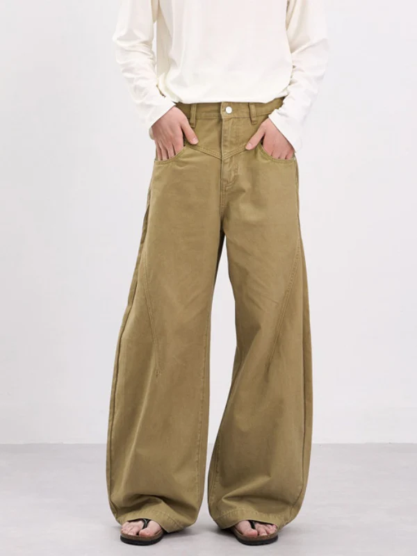 Retro Old Money Style Scimitar Pants - Image 2