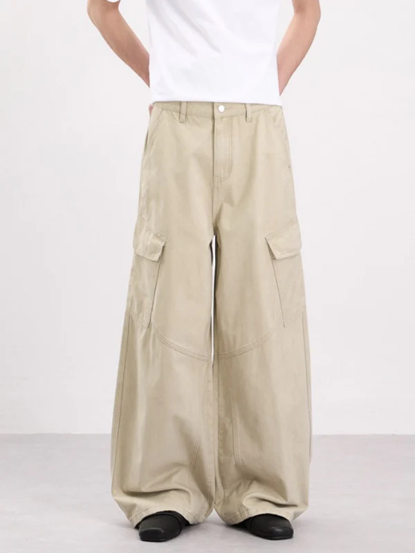 Retro Big Pocket Cargo Trousers - Image 2