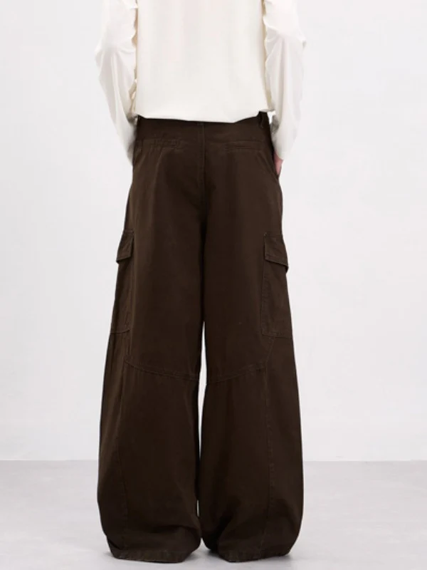 Retro Big Pocket Cargo Trousers - Image 5