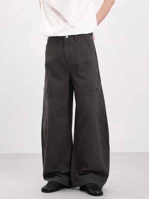 Distressed Machete Baggy Cargo Trousers - Image 5