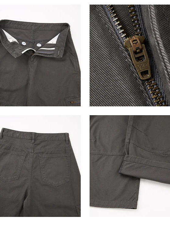 Distressed Machete Baggy Cargo Trousers - Image 6