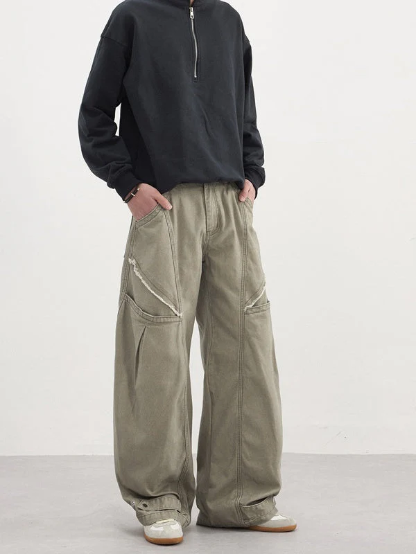 Baggy Profile Scimitar Cargo Trousers - Image 2