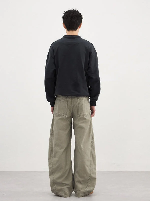 Baggy Profile Scimitar Cargo Trousers - Image 3