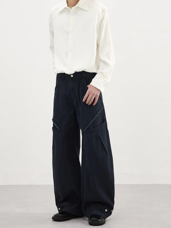 Baggy Profile Scimitar Cargo Trousers - Image 5