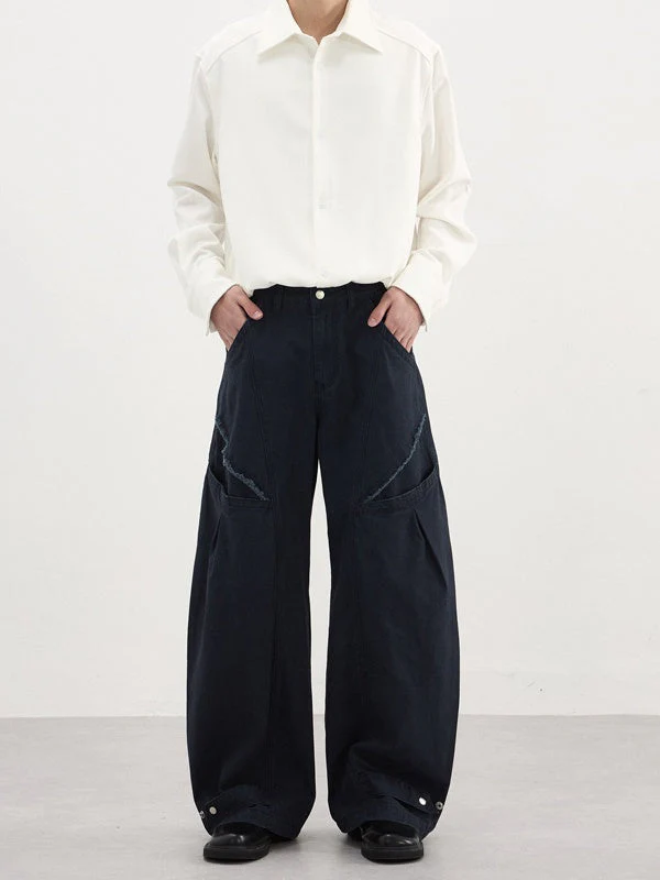 Baggy Profile Scimitar Cargo Trousers - Image 6