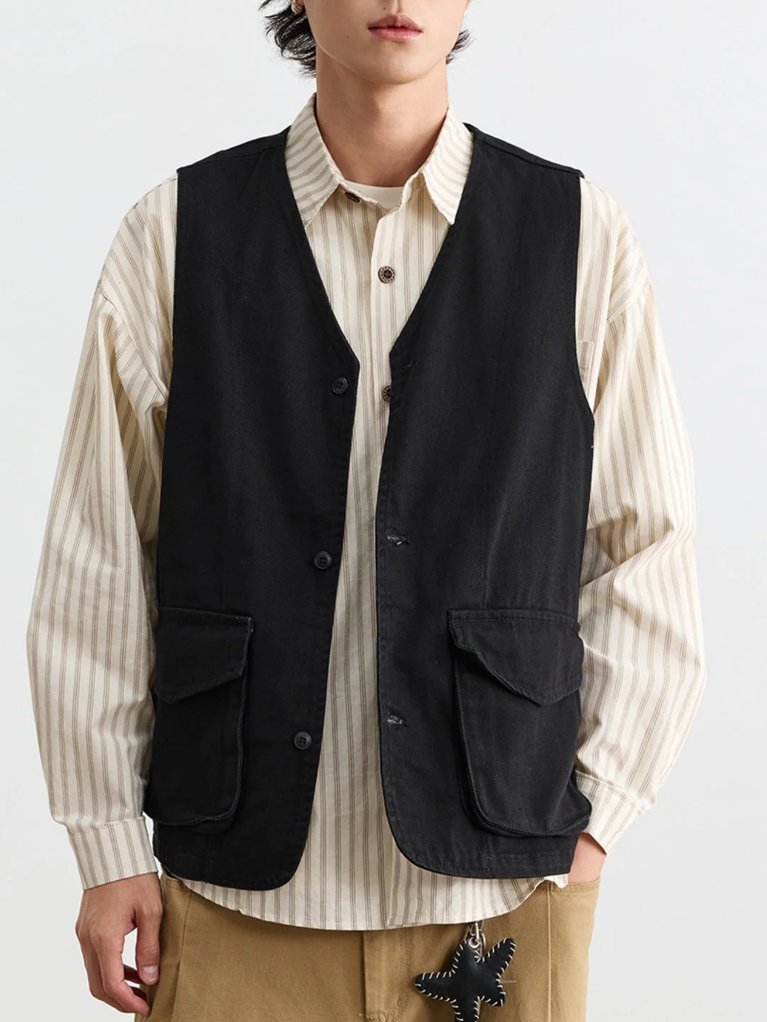 Tooling V-neck Vests - Image 5